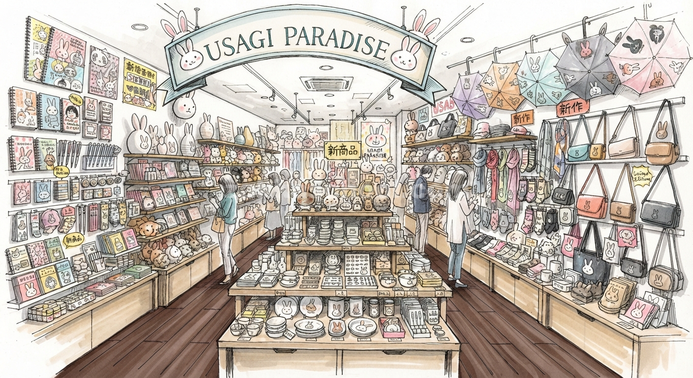 うさぎ雑貨のお店